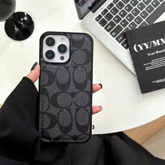 Premium Coach Coal Phone Case