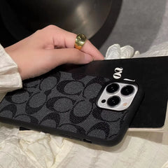 Premium Coach Coal Phone Case