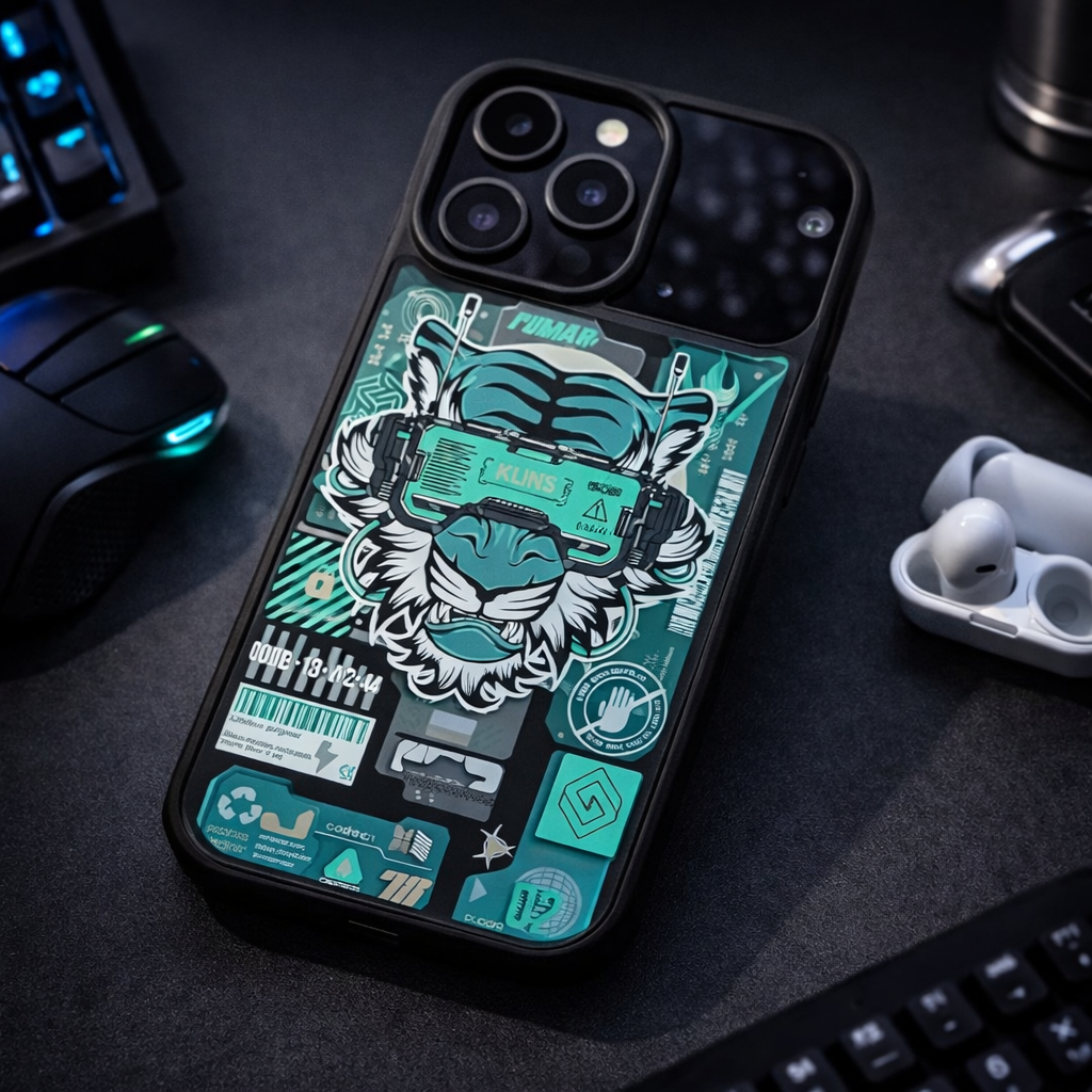 Premium Neon Attack Phone Case