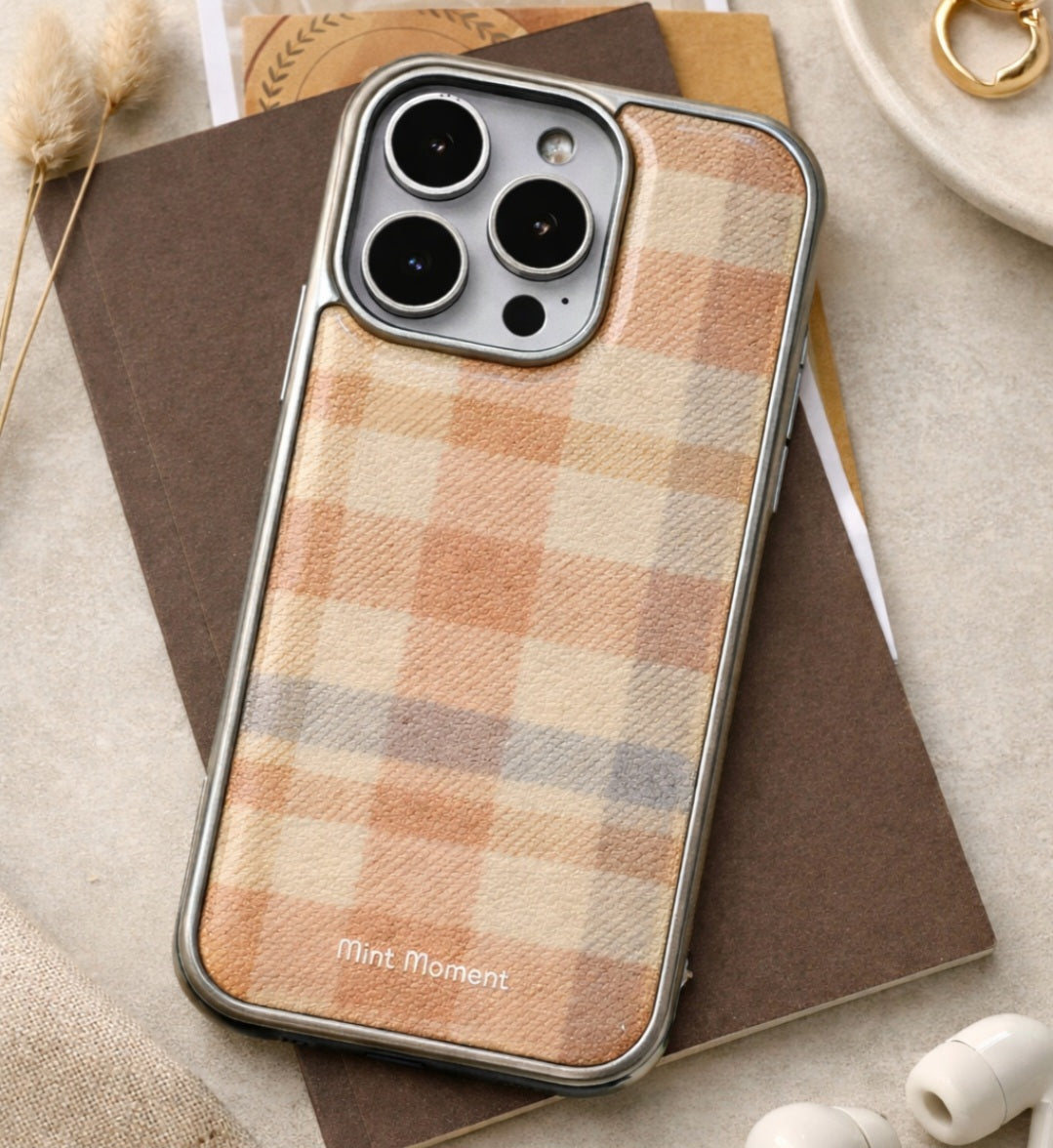 Premium Grid Luxe  Phone Case